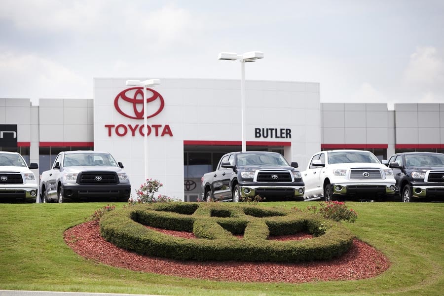 Butler Toyota Landscaping Topiary Logo